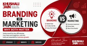 Branding vs Marketing: Why Both Matter for Long-Term Business Growth