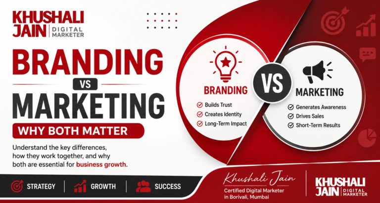 Branding vs Marketing: Why Both Matter for Long-Term Business Growth