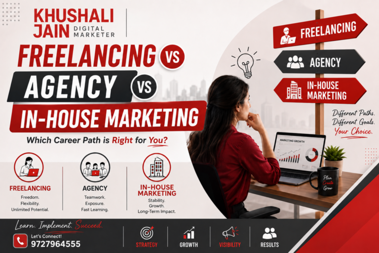 Freelancing vs Agency vs In-house Marketing: Which Career Path is Right for You?